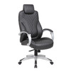 Boss Executive Hinged Arm Chair, Black B8871-BK